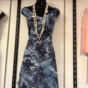 Cotton blue dress